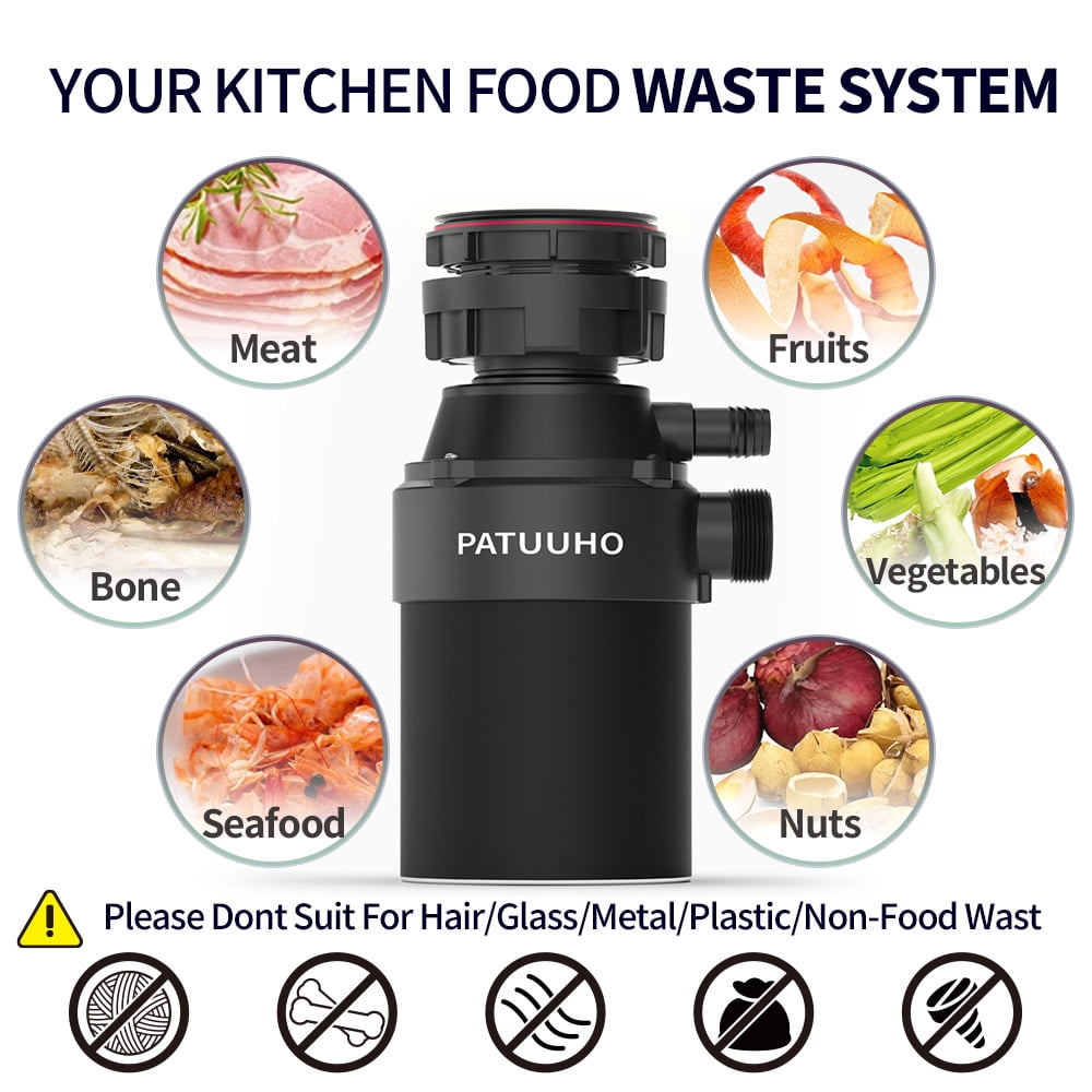 3/4 HP EZ-Mount Continuous Feed Garbage Disposer 3 Year Warranty
