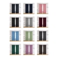 thumbnail image 2 of Yuarrent 2 uds cortinas de tela de poliéster de colores simples y puros para sombrillas elegantes y atmosféricas para el hogar Sombras de ventana marrón 132*160, 2 of 6