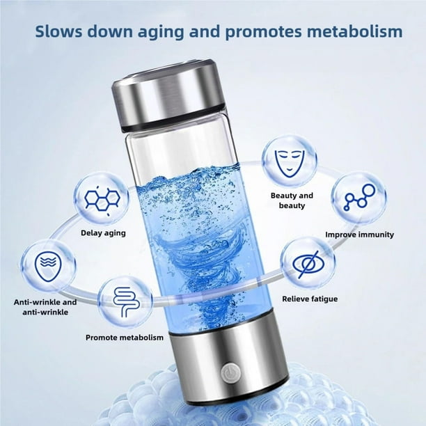 Hydrogen Water Bottle Portable Healthy Hydration BPA Free Hydroh