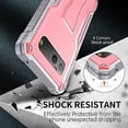 thumbnail image 5 of FITO For Google Pixel 6 Case, Phone Case with Screen Protector and Kickstand (Pink), 5 of 7