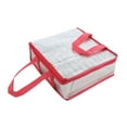thumbnail image 2 of Zxpjkyu Pizza Delivery Bag Insulated Grocery Bag Transport Carry Hot Cold Portable Pizza Rose Red 23x23x10cm, 2 of 9