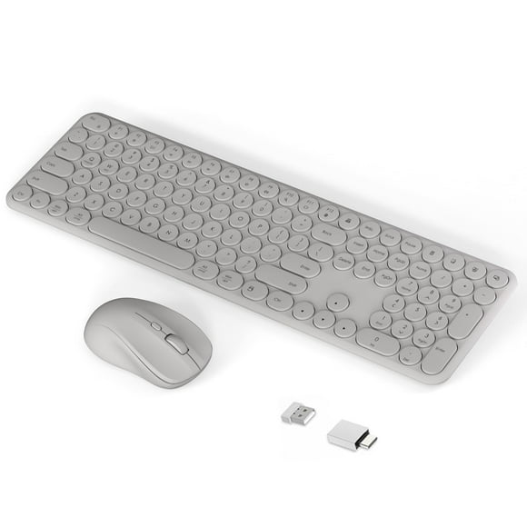 Teclado y ratón inalámbrico Combo Cloud-W 2.4Ghz Aesthetic Grey
