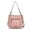 Pink, variant on MKF Collection Yves Vegan Leather Women's Hobo Bag, Fashionable Shoulder Purse Handbag by Mia K - Mustard
