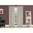 thumbnail image 2 of Curtain Panel 54"W X 95"L Grommet Bedroom Kitchen Micro Suede Beige, 2 of 3