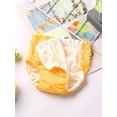 thumbnail image 4 of Nyeemya Toddler Baby Boys Girls Washable Swim Diaper Unisex Solid Color Swimming Trunks Infant Yellow 90, 4 of 6