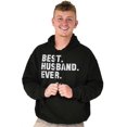 thumbnail image 5 of Best Husband Ever Trophy Hubby Gift Hoodie Hooded Sweatshirt Men Brisco Brands L, 5 of 6