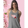 thumbnail image 2 of Mother's Day Flowers Racerback Tank Women -Image by Shutterstock, Female Small, 2 of 4