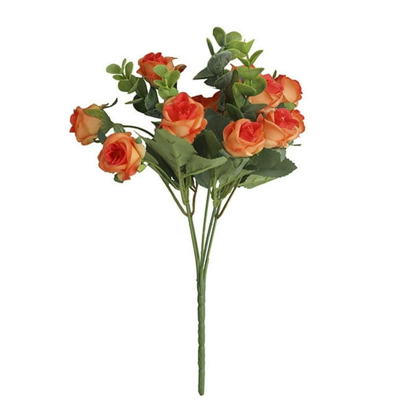voss 1 bunches of artificial roses silk flower suitable for decoration