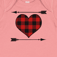 thumbnail image 4 of Inktastic Buffalo Plaid Valentines Day Heart Boys or Girls Baby Bodysuit, 4 of 5