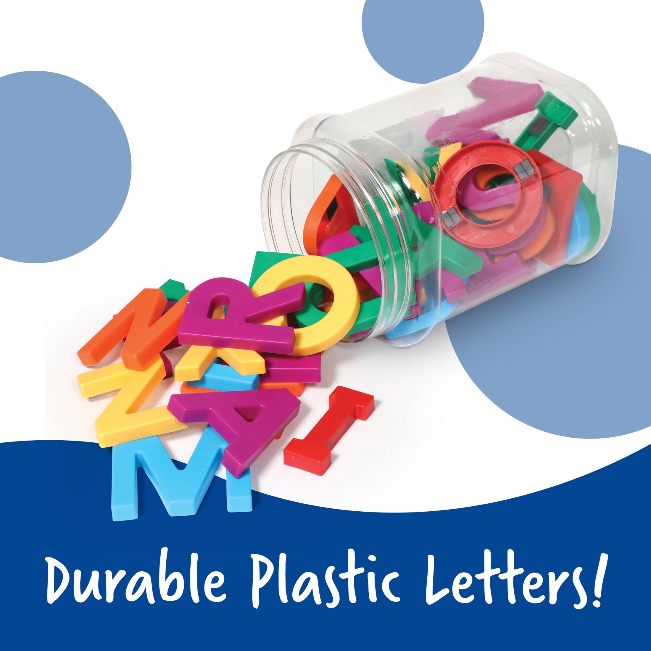 Learning Resources  Jumbo Magnetic Uppercase Letters  Magnetic ABC, Ages 3+