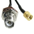 thumbnail image 1 of Adaptador de conector SMA macho a hembra RP-TNC, cable pigtail coaxial RF de 13", 1 of 1