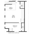 thumbnail image 6 of 763-281: Garage Garage apartment 1 Bed, 1 Bath Luxury Home Plan, 1149 Sq Ft: Full Blueprints with License to Build by Home Plan Marketplace - Lesuto, 6 of 7