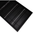 thumbnail image 3 of NicePackaging 8 Section Black Leatherette Sorting Tray with Free-standing Black Plastic Display Tray For Sales / Showcase / Home / Store Use - 14.75" x 8.25" x 1", 3 of 7