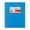 Blue, variant on Staples 2-Pocket Portfolio with Fastener Orange 55474