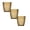 A 3pack, variant on 3Pcs Colored Drinking Glasses, Reusable Acrylic Drinking Cups, Stackable Juice Glasses Drinkware, Unbreakable Water Tumblers, Bpa Free, Dishwasher Safe