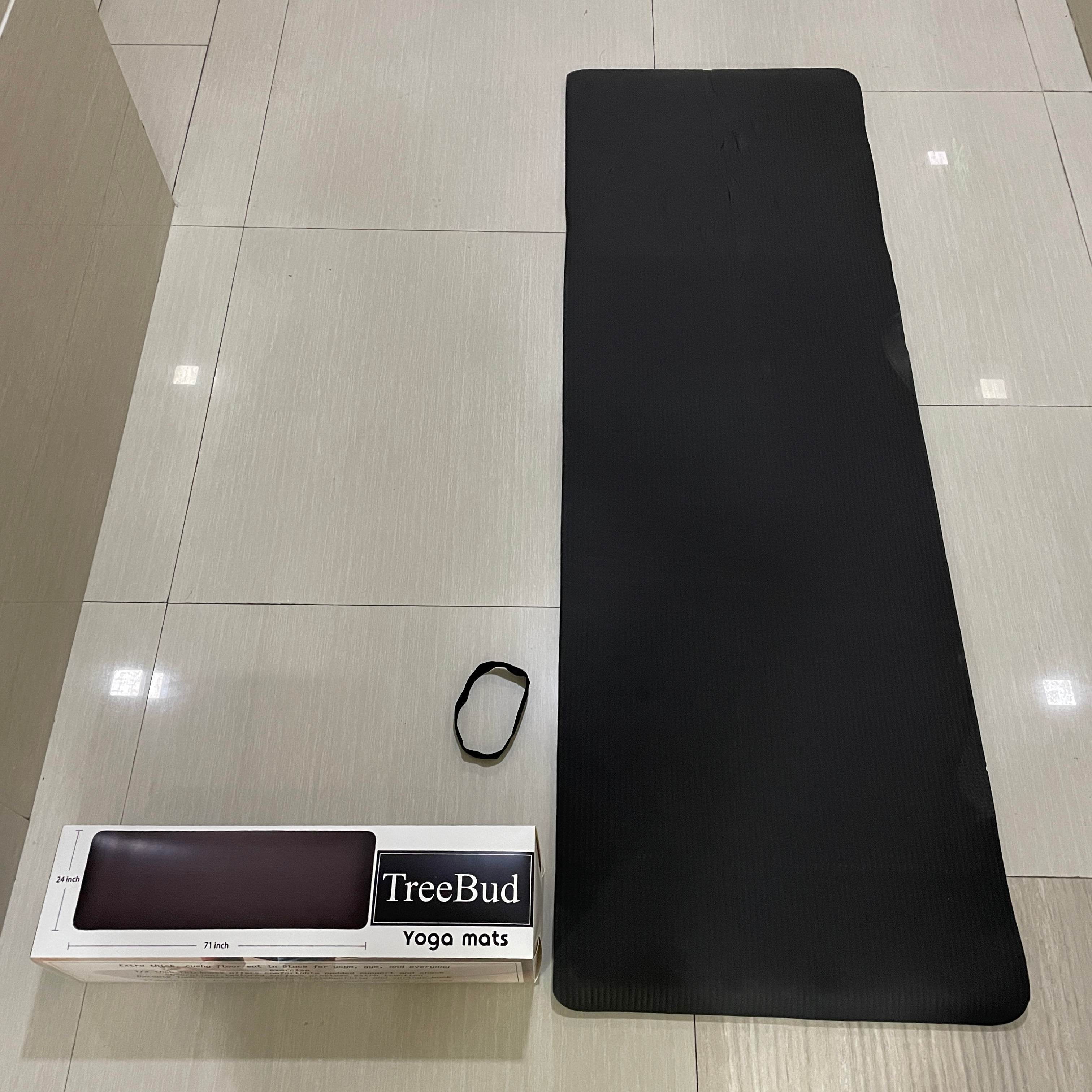TreeBud Yoga mats,1/2 Inch Extra Thick Exercise Yoga Mat