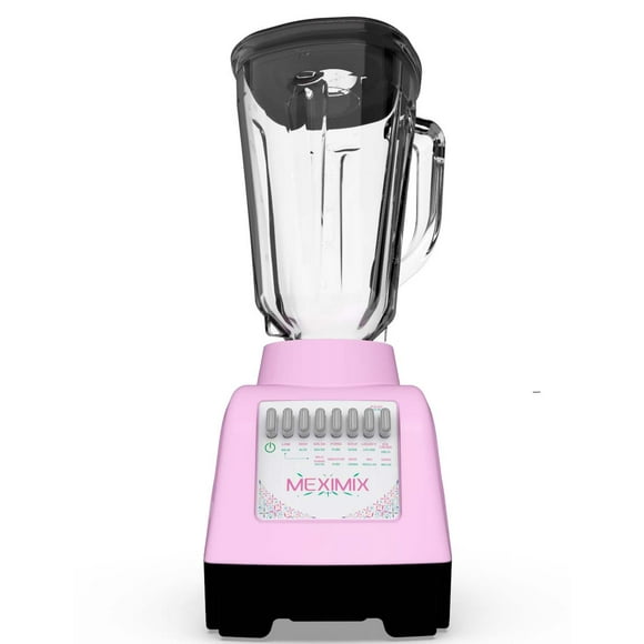 Licuadora MexiMix 750 Watts 10 Vel vaso vidrio 2 litros Rosa