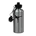 thumbnail image 3 of Personalized Custom Female Karate Aluminum Silver Finish 20 Ounce Water Bottle Customizable, 3 of 4