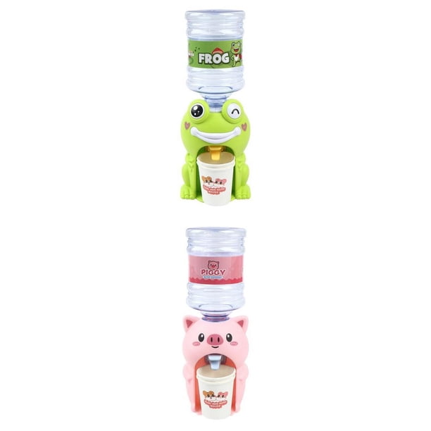 2x mini dispensador de agua juguete casa de modelo de juguete novedad