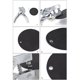 thumbnail image 3 of Eyelet Punch 2-in-1 Eyelet Grommet Pliers Steel Hole Punch Juego de maquillaje para ojales con 100pc Abanopi Perforadora de ojales, 3 of 7