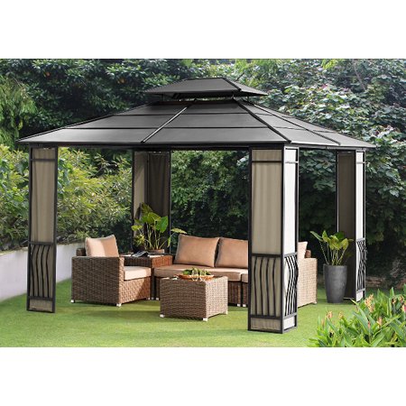 10 X 12 Heavy Duty Galvanized Steel Hardtop Wyndham Patio Gazebo