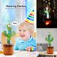 thumbnail image 2 of El cactus bailando repite lo que dices, juguete de peluche electrónico con iluminación, grabación de cactus cantando y repite tus palabras para juguetes educativos, juguete de cactus cantando, juguete de peluche de cactus para decoración Zhivalor HMFJ037-1, 2 of 4