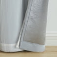thumbnail image 5 of (2 pack) Your Zone Blackout Curtain Panel with Sheer Overlay, 1 Panel, Grey, 37" W x 84" L, 5 of 9