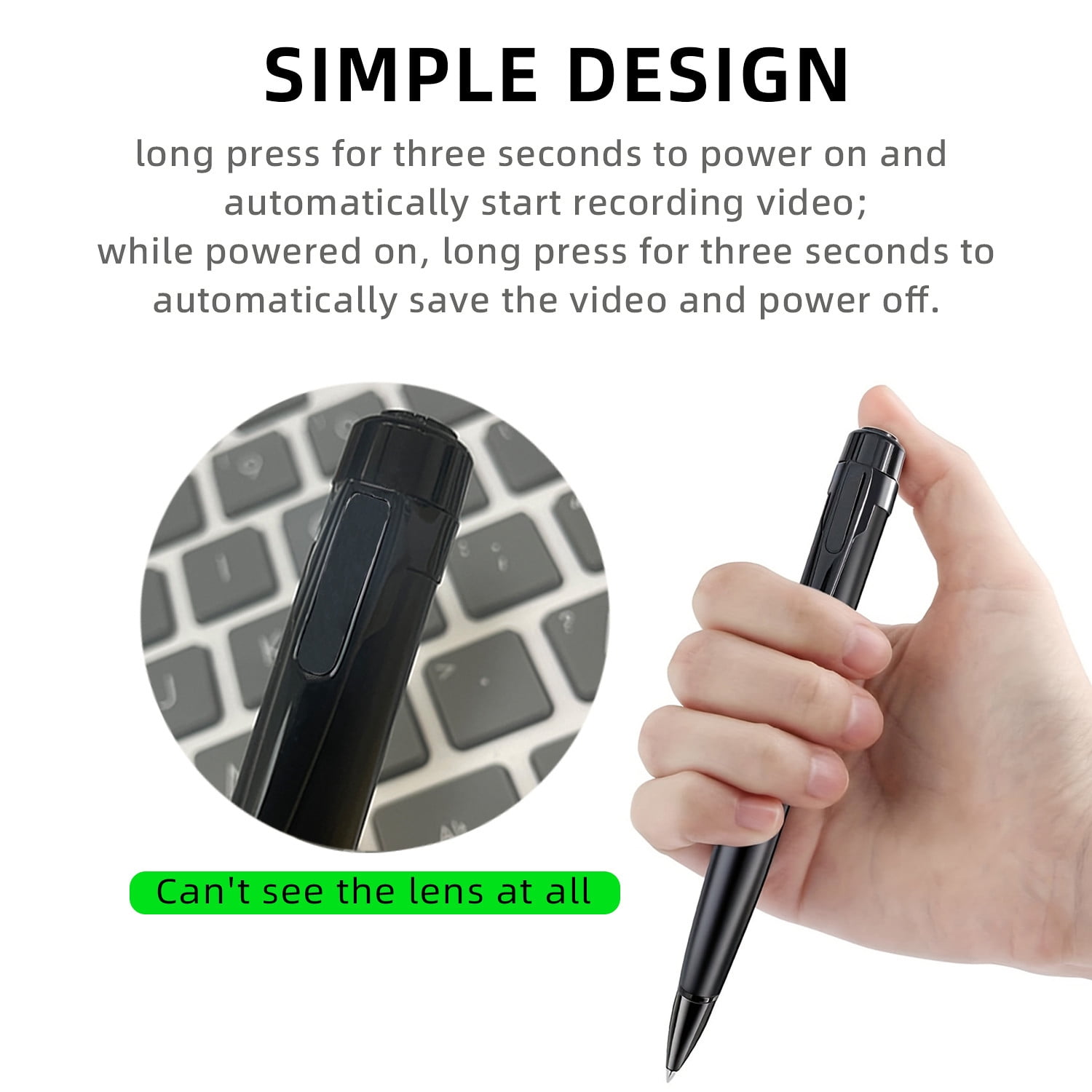 1080P HD Portable Camera for Indoor/Outdoor Surveillance, Body Camera Recording, Perfect for Lectures, Meetings, and Business Us