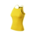 thumbnail image 3 of Made by Olivia Women's Halter Neck Ribbed Tank Top, 3 of 4