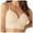 R164-Beige, variant on Women's Comfy Bras Bras For Women No Underwire Wireless Seamless Padded Bralettes Full Coverage Criss Cross Bra With Support Comfortable Bralette