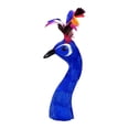 thumbnail image 4 of jifeng Peacock Mannequin Head Decorative Party Elegant Simulation Animal Head Model Blue 23cm, 4 of 9