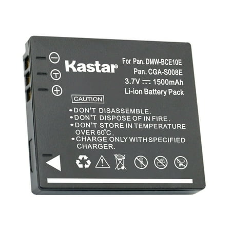 Kastar 1-Pack DMW-BCE10 / CGA-S008 Battery Replacement for Panasonic Lumix DMC-FX35 DMC-FX35A DMC-FX35EG-A DMC-FX35EG-K DMC-FX35EG-N DMC-FX35EG-S DMC-FX35EG-W DMC-FX35K DMC-FX35S Camera