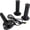 Black, variant on Ebike Full Twist Throttles, 3 Pin Waterproof Throttles Grip Kit, 12V-72V for 22mm Handlebars, Compatible with Lectric XP4, Macfox X1, HappyRun and Freego