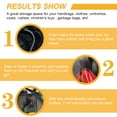 thumbnail image 3 of Luxshiny 4Pcs Car Rear Seatback Hook Black PP Load-bearing for Car Interior Organization, 3 of 8