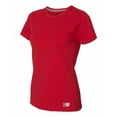 thumbnail image 2 of Russell Athletic - Women's Essential 60/40 Performance T-Shirt - 64STTX - True Red, 2 of 3