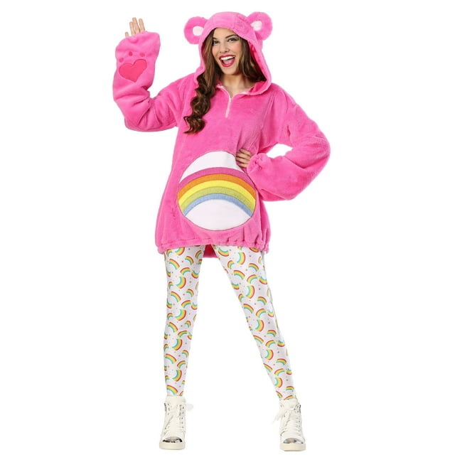 Costume à Capuchon de Luxe pour Femmes Care Bears Cheer Bear