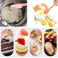 thumbnail image 2 of KSENDALO Small Silicone Spatula Set of 5, Mini Silicone Spatula with Wooden Handle, Small Rubber Spatula Scrapers for Kitchen Use, Cooking, Baking & Jar Scraping, 2 of 6