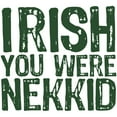 thumbnail image 3 of CafePress - Irish You Were Nekkid Women's Light Pajamas - Women's Short Sleeve Print T-Shirt and Pants Light Cotton Pajama Set, 3 of 7