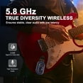 thumbnail image 3 of Sistema Inalámbrico para Pedal de Guitarra Xvive P58 5.8G Transmisor, 3 of 7