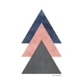 thumbnail image 2 of Seven Trees Design 12x14 Black Ornate Wood Framed with Double Matting Museum Art Print Titled - Triangles I, 2 of 4