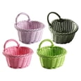 thumbnail image 3 of Miangastore Easter Themed Imitation Rattan Basket Assorted Color 4Pcs 5.50X3.93X2.75in, 3 of 9