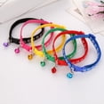 thumbnail image 5 of Pet Small Dog Cat Safety Adjustable Paw Printed Puppy Necklace Collar With Bell, 5 of 7