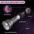 thumbnail image 4 of EverBrite 2-in-1 UV and White LED Flashlight, Dual Light Blacklight with AA Batteries, Pet Urine Detector for Dog & Cat Stains, 4 of 9