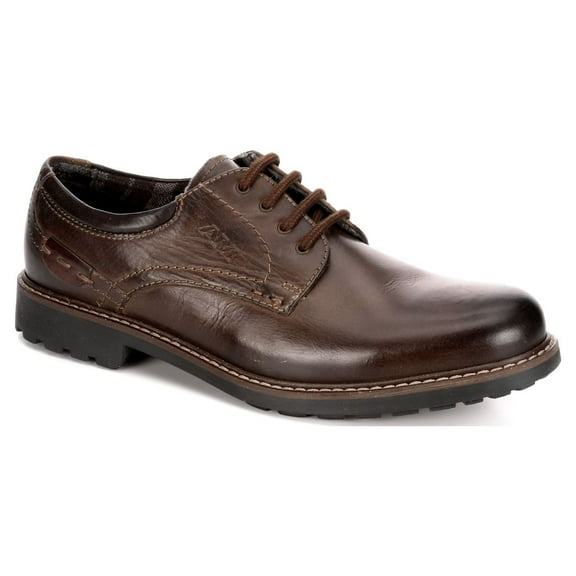AM Shoes Men's Leather Lace Up Oxford Dress Shoes