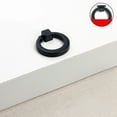 thumbnail image 7 of SPRING PARK 4Pcs Aluminum Alloy Black Cabinet Knobs Drawer Furniture Door Handle Accessories, 7 of 7