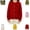 Red, variant on YOUYEDIAN Girls Cable Knit Cardigan Casual Fashion Warm Button Up Sweater