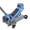 Blue, variant on LARBANKE 3-Ton Low-Profile Hydraulic Floor Jack - Steel Car Jack with Wheels 5.31"-18.11" Lift for Sedans/SUVs/Trucks