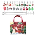 thumbnail image 1 of Calendario de Adviento de Navidad, conjunto de pulsera DIY, brazalete, adorno de decoración navideña, de fabricación de pulseras con dijes Estilo B, 1 of 9