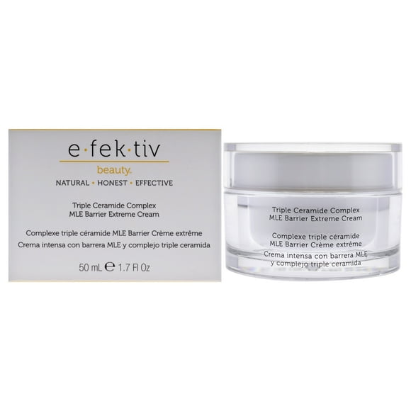 Crème Extrême Triple Céramide Complexe MLE Barrière par e.fek.tiv pour Unisexe - Crème 1,7 oz