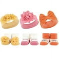 thumbnail image 2 of Hudson Baby Infant Girl 12Pc Headband and Socks Giftset, Yellow Orange, One Size, 2 of 2